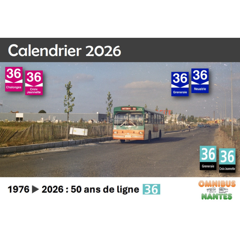 Calendrier 2026